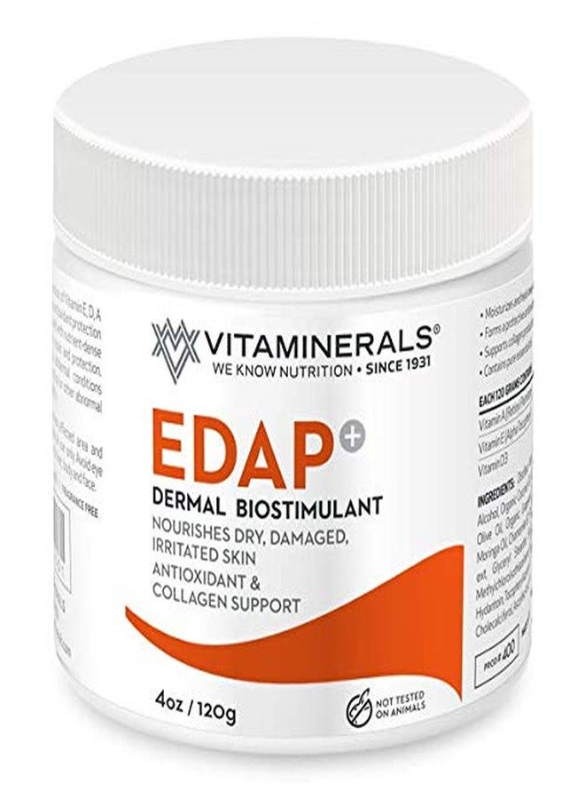 Vitaminerals EDAP+ Skin Barrier & Repair Cream Strong base formula with Vitamin E, D, A and Panthenol (4oz) - Image 1